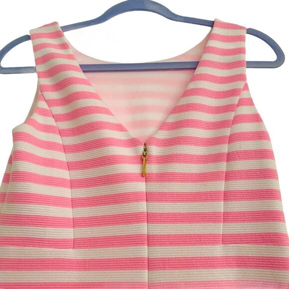 Lilly Pulitzer Eden Pink White Orange Stripe Dress - Picture 7 of 7